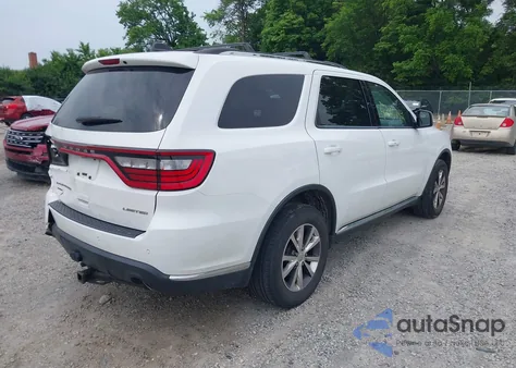 2016 Dodge Durango Limited from USA, damaged, VIN 1C4RDJDGXGC387223